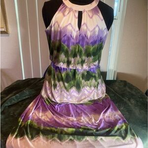 London Times Halter Maxi Dress